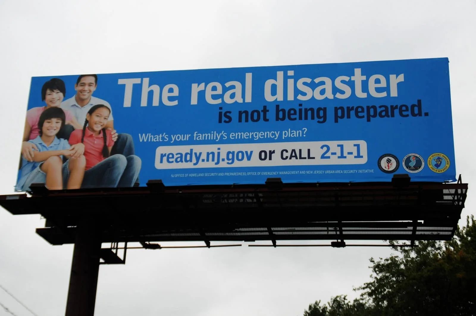 FEMA Emergency Alert System public awareness billboard